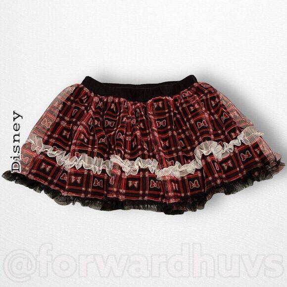 Disney Minnie Mouse Bows Tulle Skirt Shorts Size 3T - Picture 1 of 9